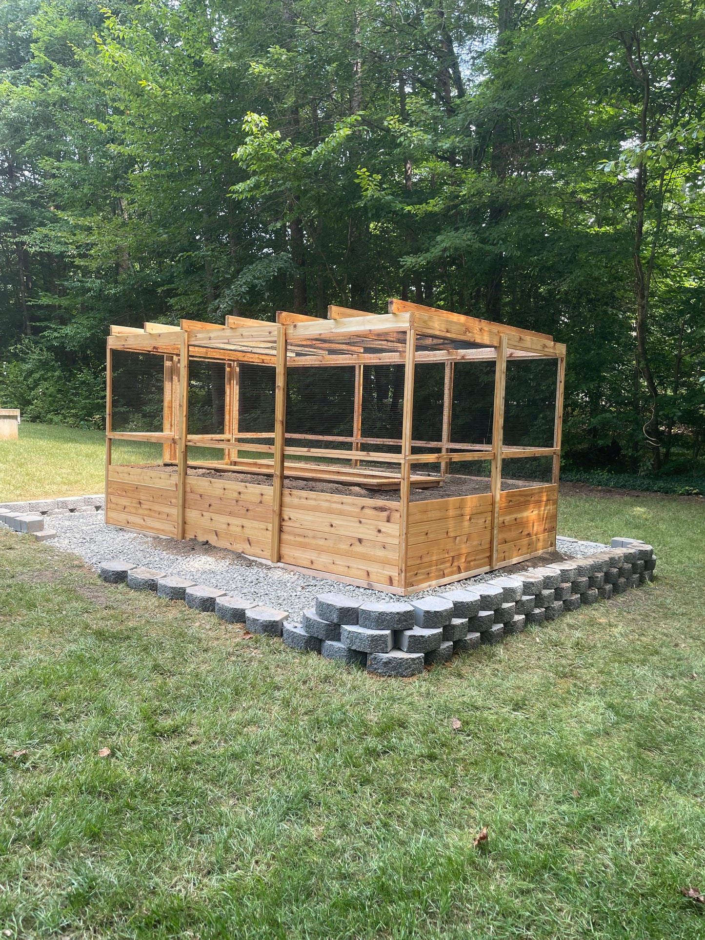 8 ft x 12 ft fully enclosed garden