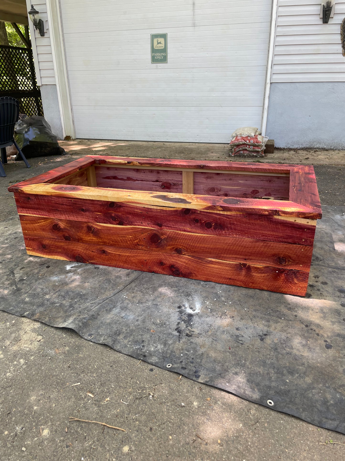 Red Cedar 5/4-inch-thick cedar garden beds