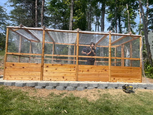 8 ft x 12 ft fully enclosed garden